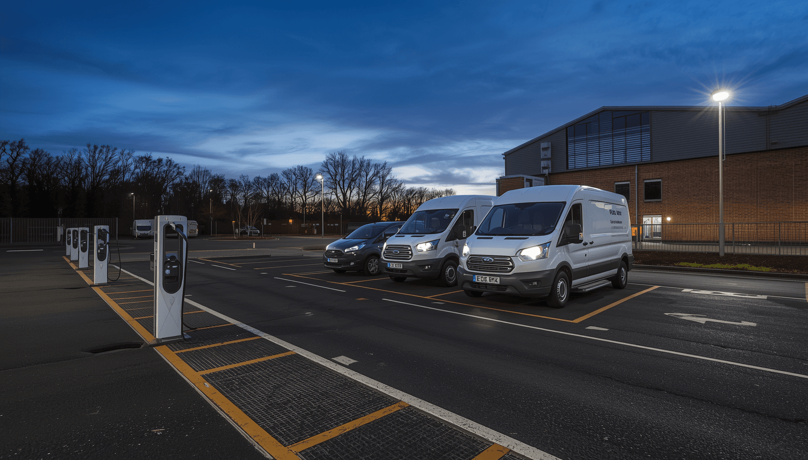 Fleet depot EV charging and energy infrastructure design